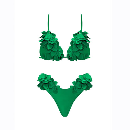 Flower Bikini Set With Skirt Luxury Designer Swimsuit Women Sexy Swimwear High Waist Biquini Desire Bodysuit Bathsuit Beachwear