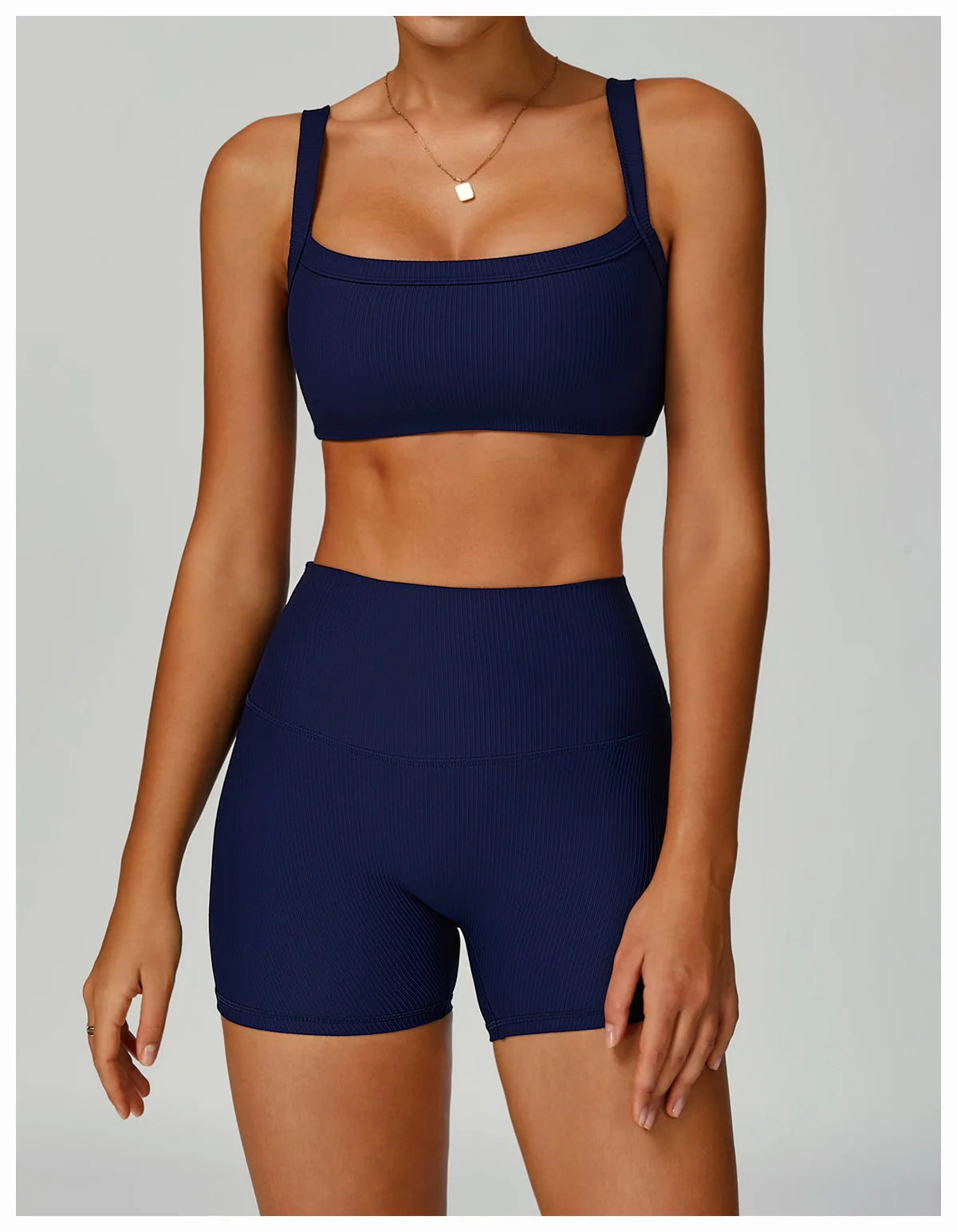 Customized LOGO Women's Shoulder Strap Threaded Yoga Bra Beauty Back Tight Sports Underwear Running Fitness Top