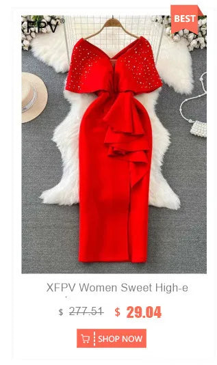 XFPV American Style Women's Shorts Summer Belt Gathered Waist Zipper Spliced Beading Tassel Shorts Female New Fashion 22D1803