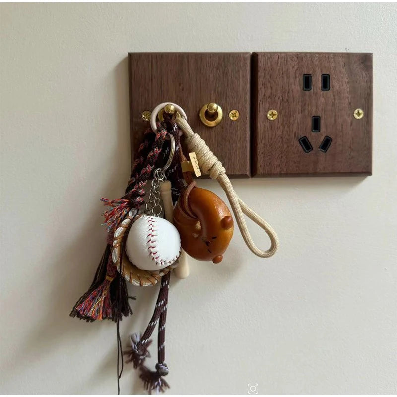 Braided Rope Bag Pendant High-grade Keychain Pendant Ruth's Same Style Dachshund Pendant Suitable For Phone Bag Accessories