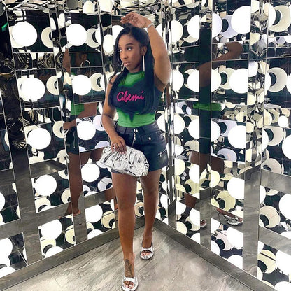 Simenual Fairy Grunge Tie Dye Printed Sleeveless Tank Top Sexy Mesh See Through Crop Tops Women Hot Club Vest Y2K Slim Clothing