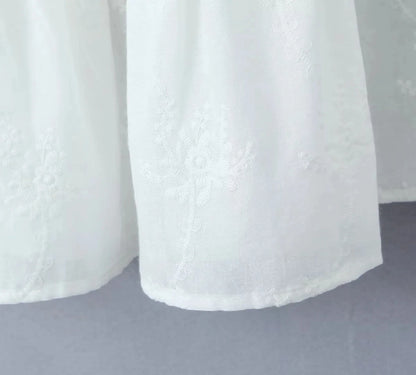 Lace Skirt Set Dress Summer Women Beach Holiday Sexy Cotton Matching Set Outfits Spring White 2 Pcs Vestidos Female Set 2025