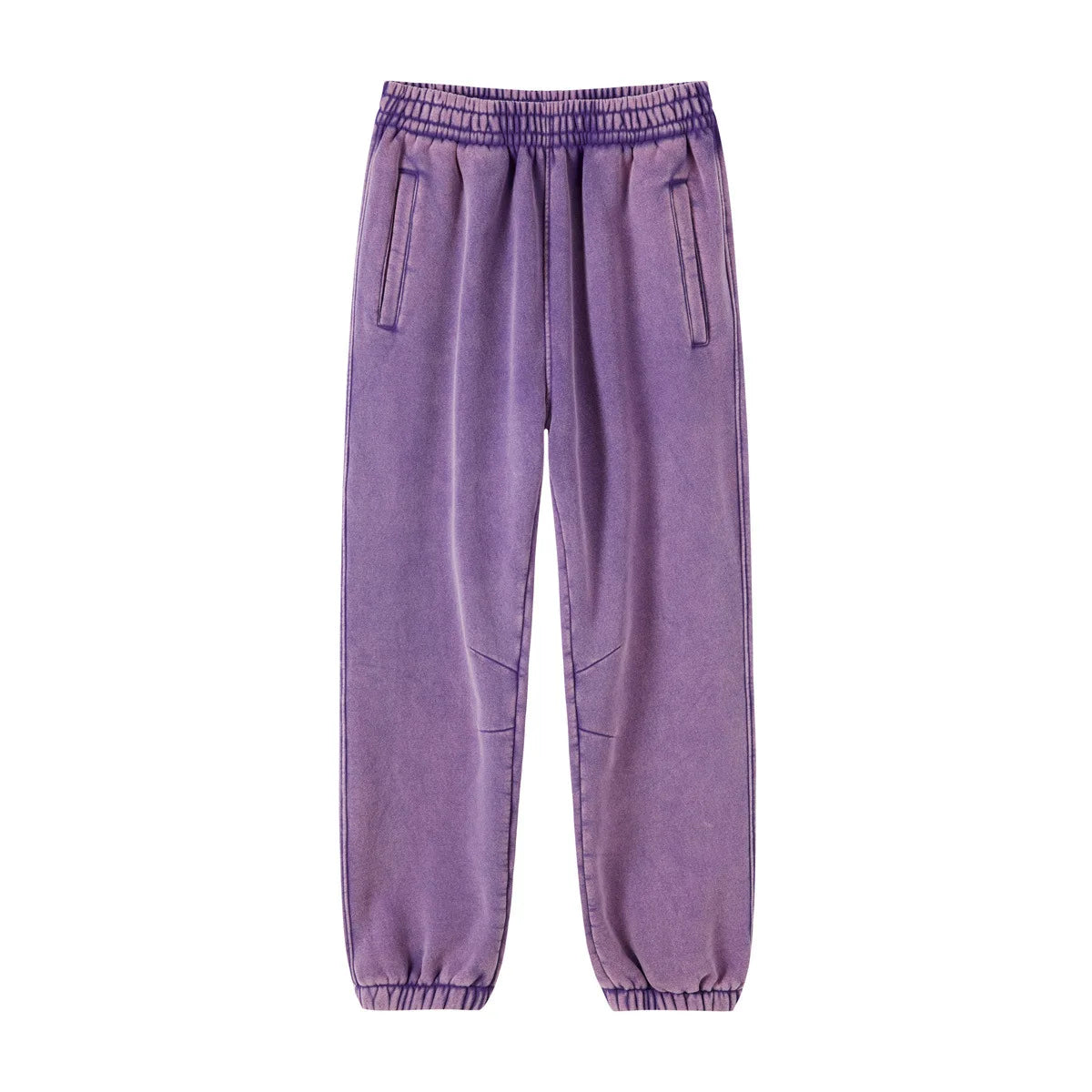 Custom LOGO2024 autumn winter new washed batik old sweater sweatpants 360G cotton polyester velvet thickened men's  women's suit
