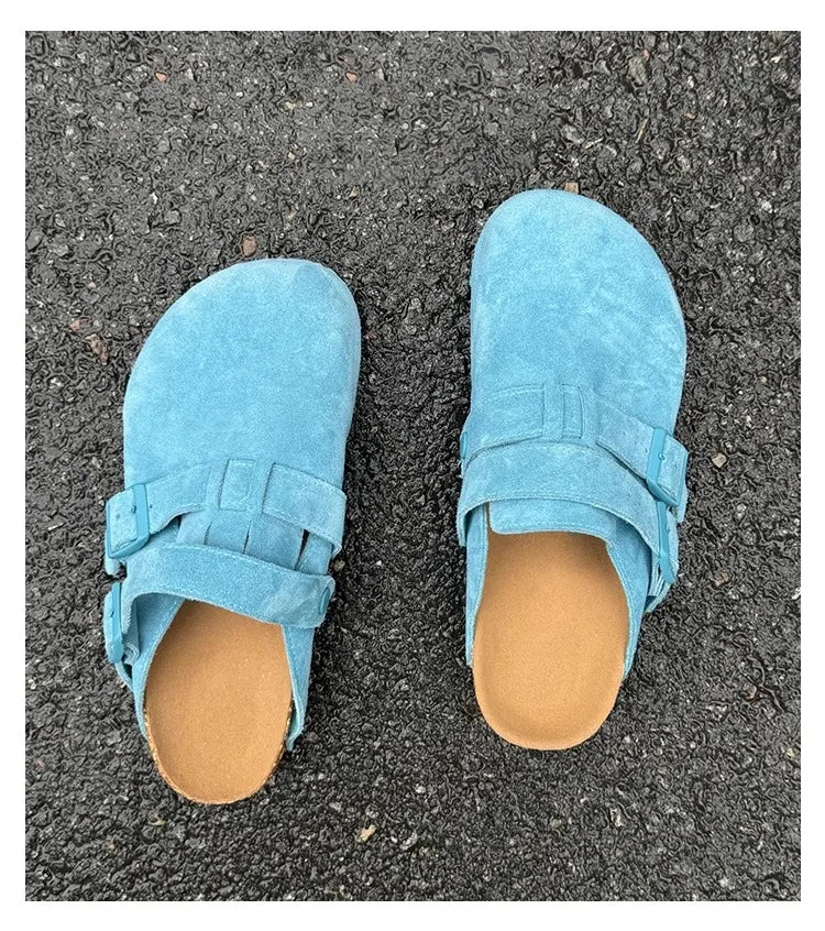 Platform Slippers Women Mules Shoes Flats Sandals Summer 2025 Trend Casual Walking Sport Shoes Comfort Woman Slingback Sneakers