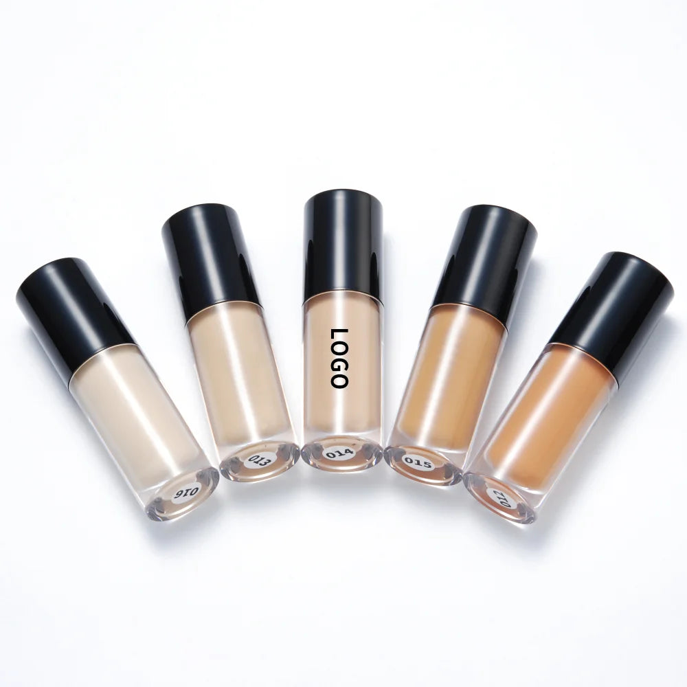 Liquid Concealer Matte Vegan Foundation Private Label Makeup Dark Skin Full Coverage Concealer Custom Logo Wholesale Bulk Item