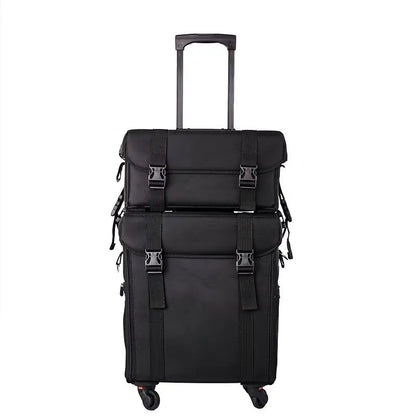 Multifunction Rolling Luggage Sets Spinner Multi-layer Trolley Suitcase with Wheels Women Oxford professional Cosmetic Case