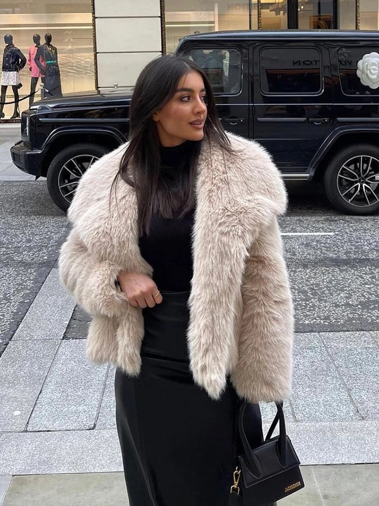 TWOTWINSTYLE Solid Temperament Jackets For Women Lapel Long Sleeve Patchwork Buttons Designer Coats Female Fashion Style Clothes