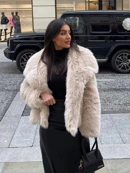 TWOTWINSTYLE Solid Temperament Jackets For Women Lapel Long Sleeve Patchwork Buttons Designer Coats Female Fashion Style Clothes