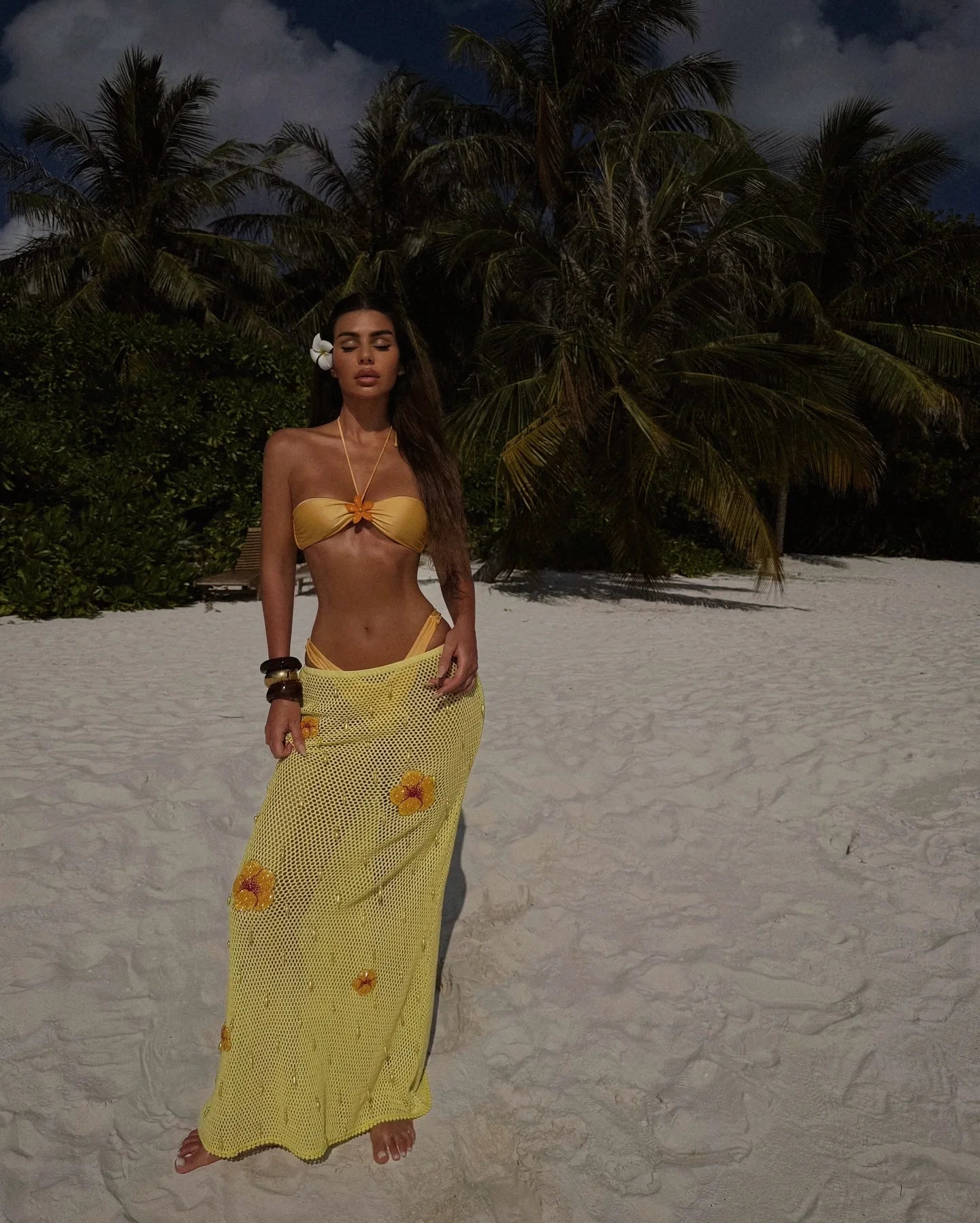 Sexy Swimsuit Bikini with Skirt Women Swimwear High Leg Swimwear Bathing Suit Beachwear Bandeau Biquini