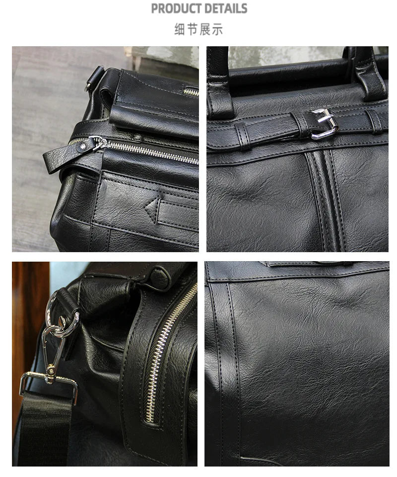 Luxury Travel Bag Men Handbag Large Capacity Luggage Bag Men's Top-Handle Bags Fashion Crossbody Bag Male Gym Fitness Handbags