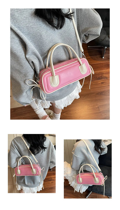 Luxury Designer Bowling Bags Women Handbag And Purse Ladies Pu Leather Travel Pillow Bag Shoulder Crossbody Tote Lady Clutch Bag