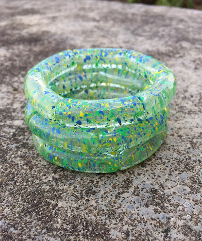 FishSheep Vintage Leopard Print Acrylic Stackable Bracelets Bangles for Women Resin Stretchy Bracelet 2023 Fashion Jewelry Gift