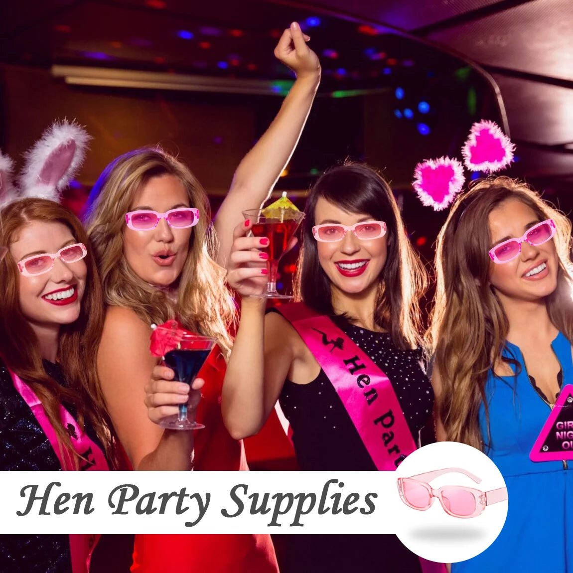 10-80Pcs Retro Rectangle Frame Sunglasses Hen Party Sunglasses Y2K Fashion Sunglasses for Woman Man Party Birthday Photograph