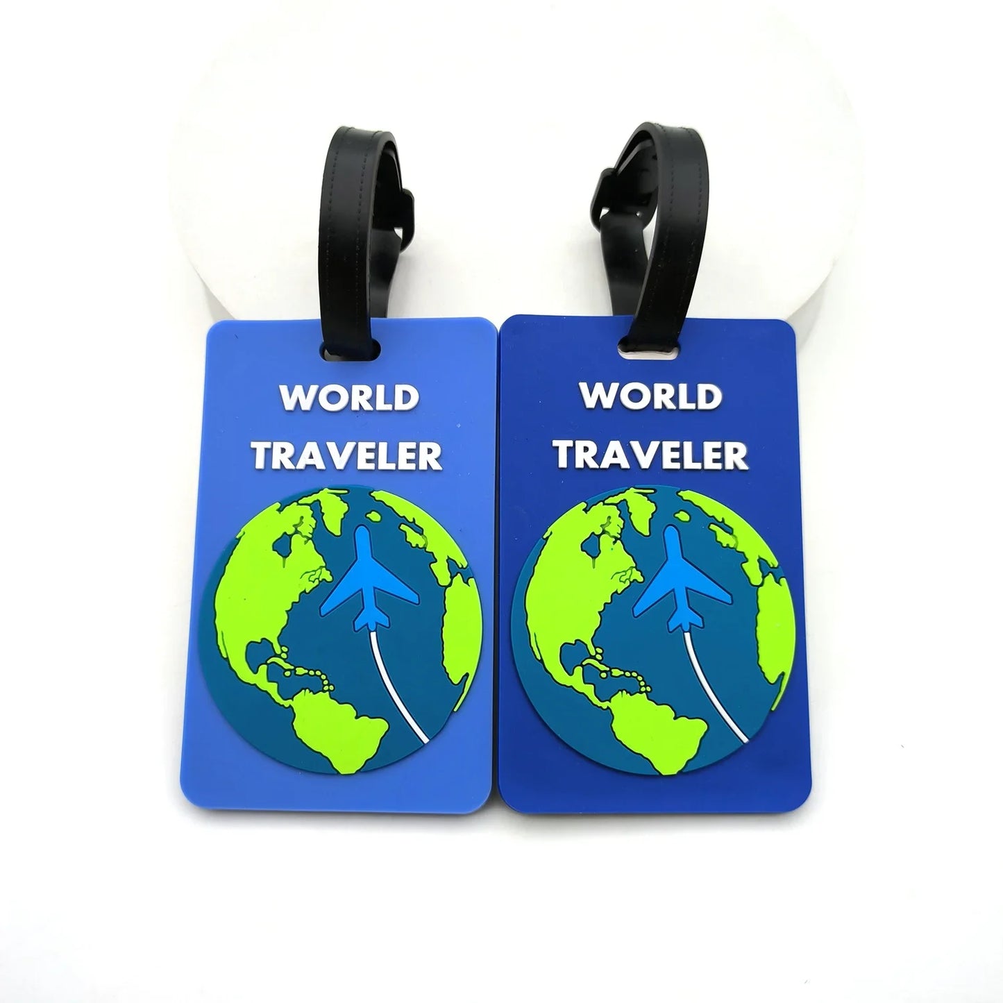 1PCS Travel Accessories Luggage Tag Creative  Suitcase Fashion Style Silicon Portable Travel Holder