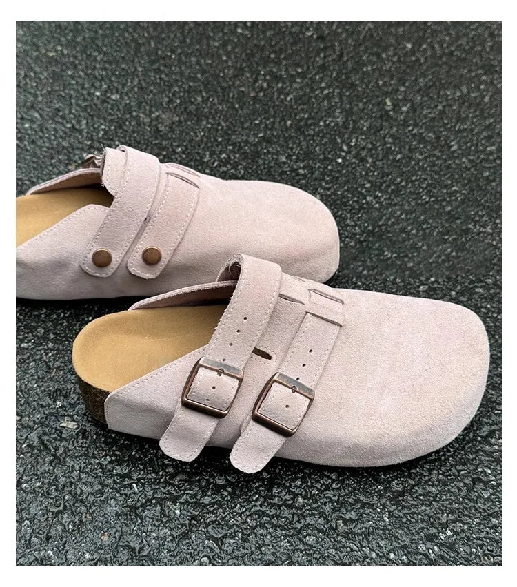 Platform Slippers Women Mules Shoes Flats Sandals Summer 2025 Trend Casual Walking Sport Shoes Comfort Woman Slingback Sneakers