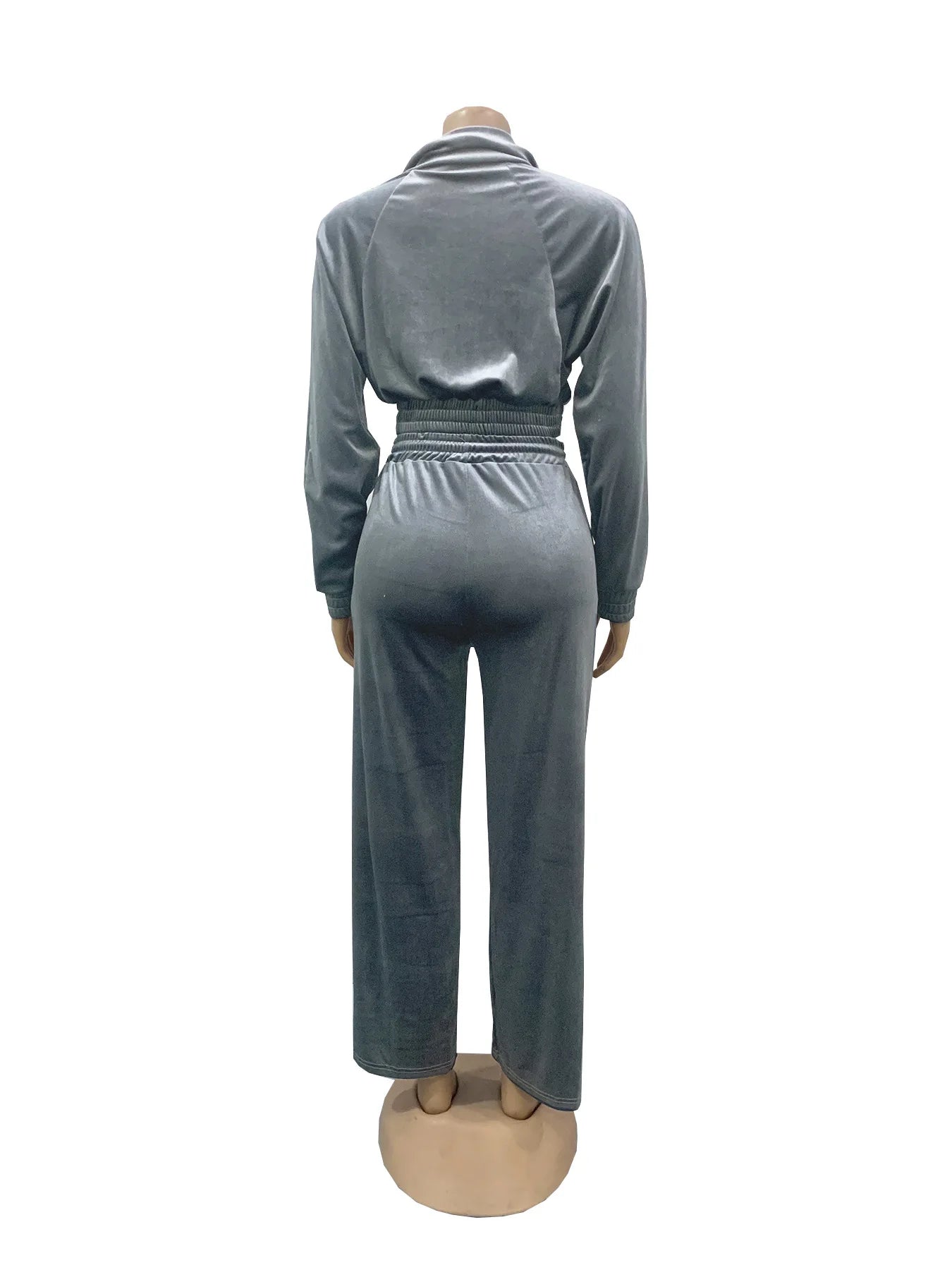 Pants Set Women Two Piece Sets Matching Sets Y2k Streetwear Zipper Coats Long Pants Elastic Waist Sportswear Tracksuit Jogger