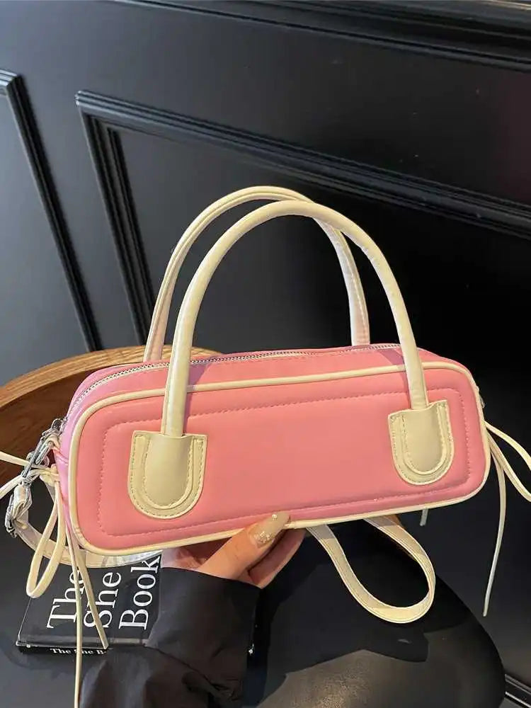 Luxury Designer Bowling Bags Women Handbag And Purse Ladies Pu Leather Travel Pillow Bag Shoulder Crossbody Tote Lady Clutch Bag