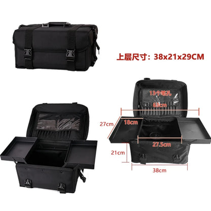 Multifunction Rolling Luggage Sets Spinner Multi-layer Trolley Suitcase with Wheels Women Oxford professional Cosmetic Case