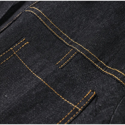 Street Vintage Denim Pants Sets Women Slim Long Sleeve Lapel Single Breasted Jacket Straight Trousers 2025 Spring Lady Outfits