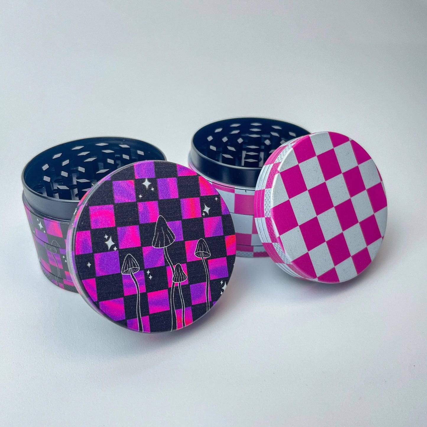 2inch/50mm Burn Book Pink Collection Metal Herb Grinder