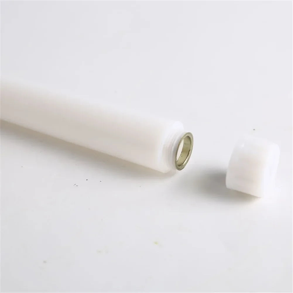 Black/White Led Candles with Flickering Flame,Battery Operated Flameless Halloween Grave Decor Votive Church Candles 1pc