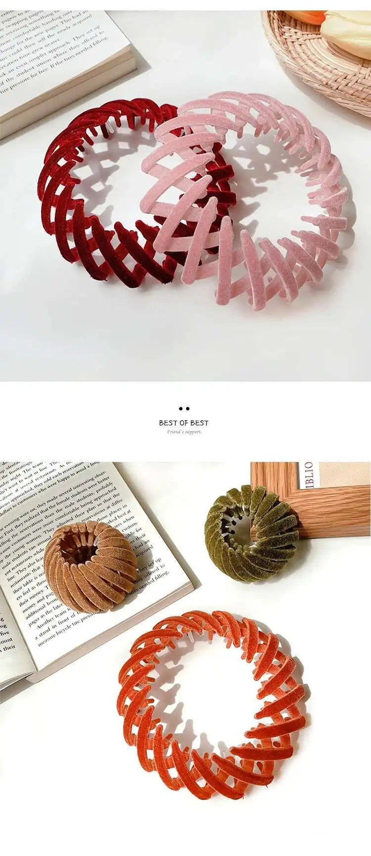 2021 Women Hair Device Big Hair Claw Clips Bird's Nest Hairpin Korean Bun Hair Disk Ponytail Solid Curler Headwear Accessories
