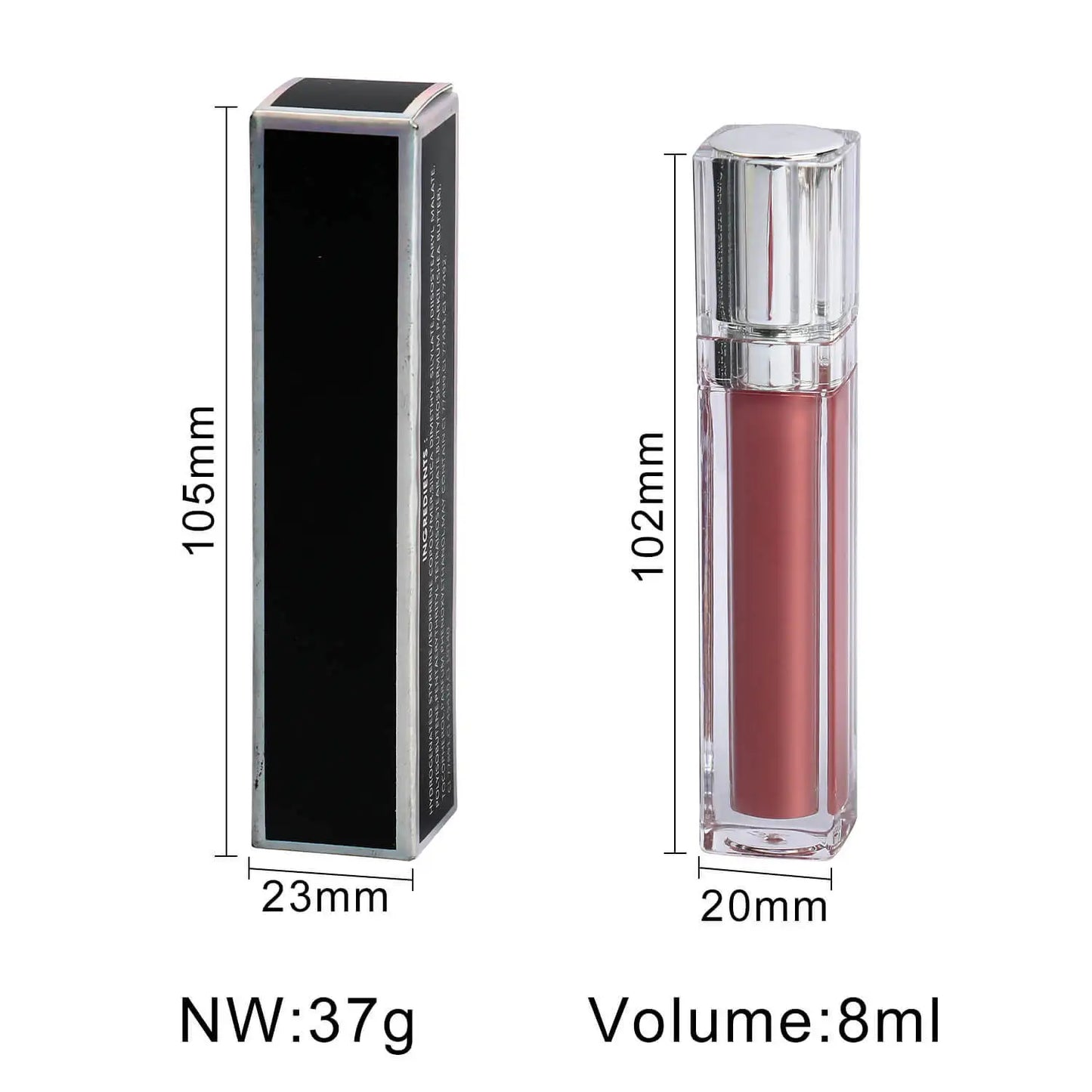 Customized Vegan Lip Gloss Wholesale Cosmetic Private label Moisturizing Lipgloss Shiny Glitter Clear Makeup Liquid Lipstick