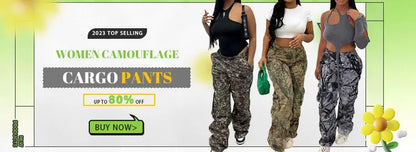 Casual Loose Denim Two Piece Set for Women Streetwear 2023 Autumn Zipper High Collar Crop Top Elastic Waist Wide Leg Cargo Pants