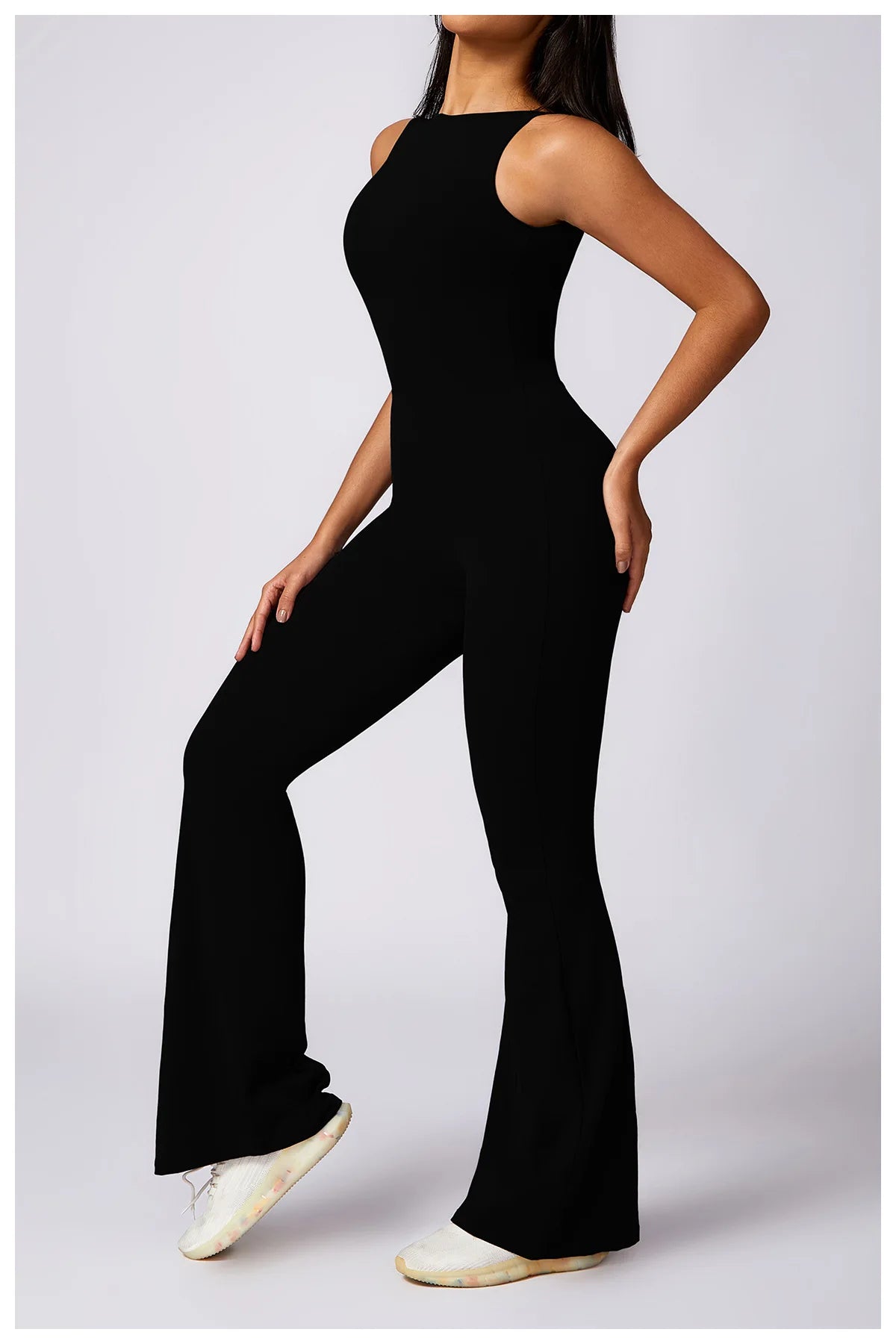 Customized LOGO women's peach hip lift sports yoga onesie casual micro-pull fitness back yoga clothes