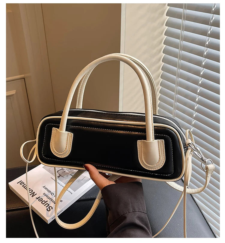 Luxury Designer Bowling Bags Women Handbag And Purse Ladies Pu Leather Travel Pillow Bag Shoulder Crossbody Tote Lady Clutch Bag