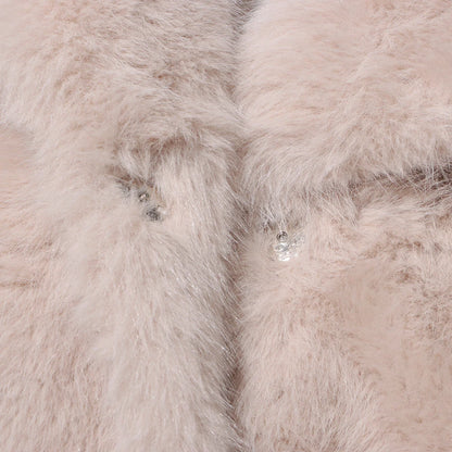 TWOTWINSTYLE Solid Temperament Jackets For Women Lapel Long Sleeve Patchwork Buttons Designer Coats Female Fashion Style Clothes