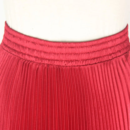 Women's Fashion Pleated Mermaid Long Skirt Korean Style Casual High Waist Satin Flowy Skirts Shiny 19 Colors 2024 Spring SK500