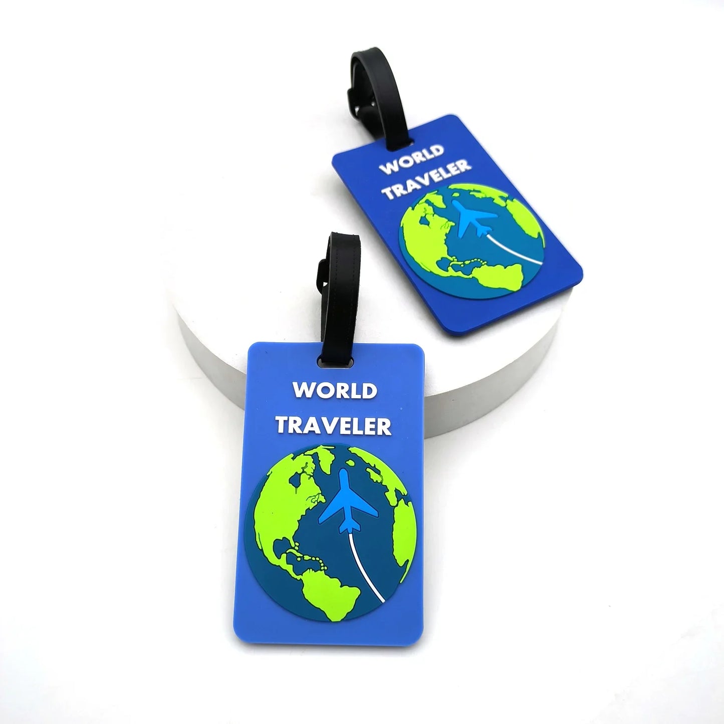 1PCS Travel Accessories Luggage Tag Creative  Suitcase Fashion Style Silicon Portable Travel Holder