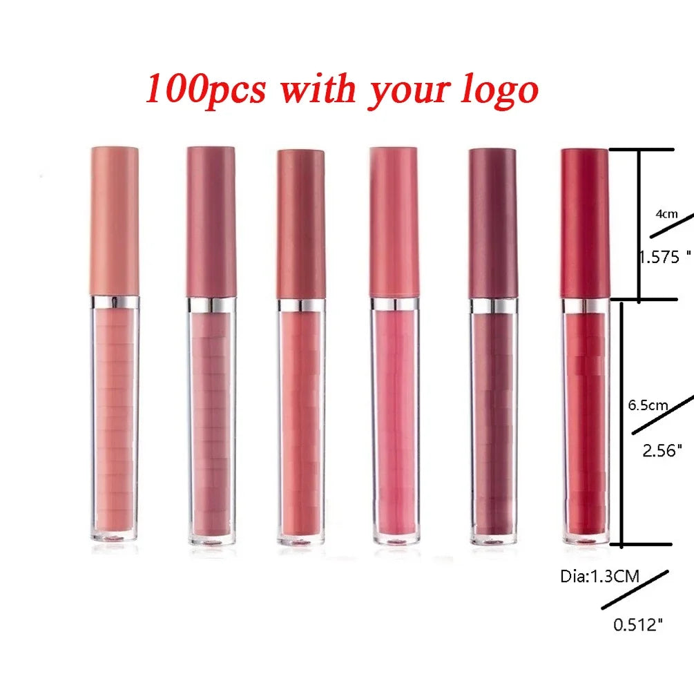 Lip Gloss Moisturizer Full Size Beauty Matte Waterproof Cosmetic Private Label Liquid Lipgloss Custom Bulk Make Up All Lips Tint