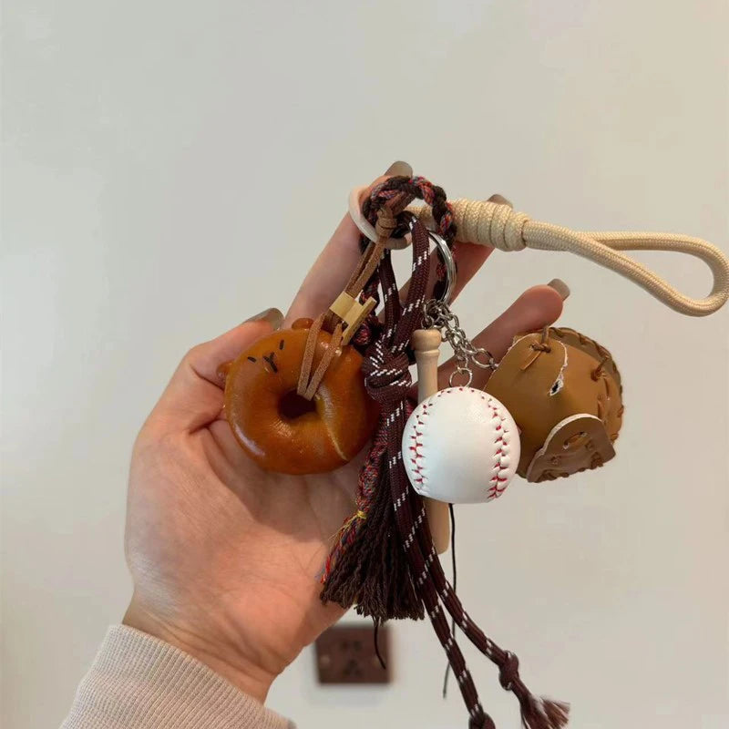 Braided Rope Bag Pendant High-grade Keychain Pendant Ruth's Same Style Dachshund Pendant Suitable For Phone Bag Accessories
