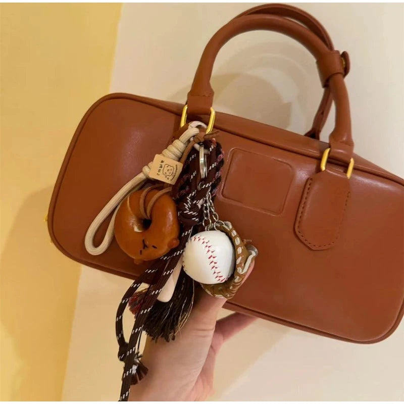 Braided Rope Bag Pendant High-grade Keychain Pendant Ruth's Same Style Dachshund Pendant Suitable For Phone Bag Accessories