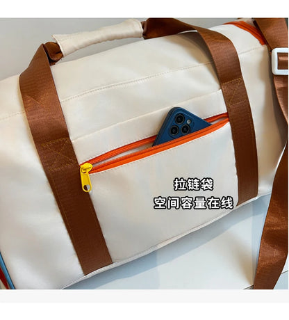 Travel Bag, Duffel Bag Cosmetics Bag, Professional Fitness Bag, Yoga Swimming Training Backpack, Satchel Shoulder Crossbody Tote Bag, Suitable for Men and Women