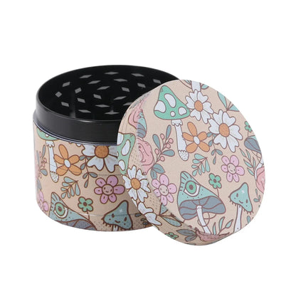 3 Pieces Love Heart Metal Herb Grinder and Rolling Tray Ashtray Combo