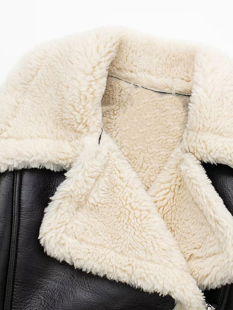 Willshela Women Fashion Solid Front Zipper Jackets Vintage Lapel Neck Long Sleeves Female Chic Lady Outfits