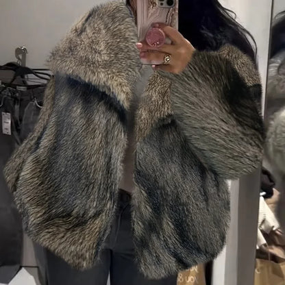 TWOTWINSTYLE Solid Temperament Jackets For Women Lapel Long Sleeve Patchwork Buttons Designer Coats Female Fashion Style Clothes
