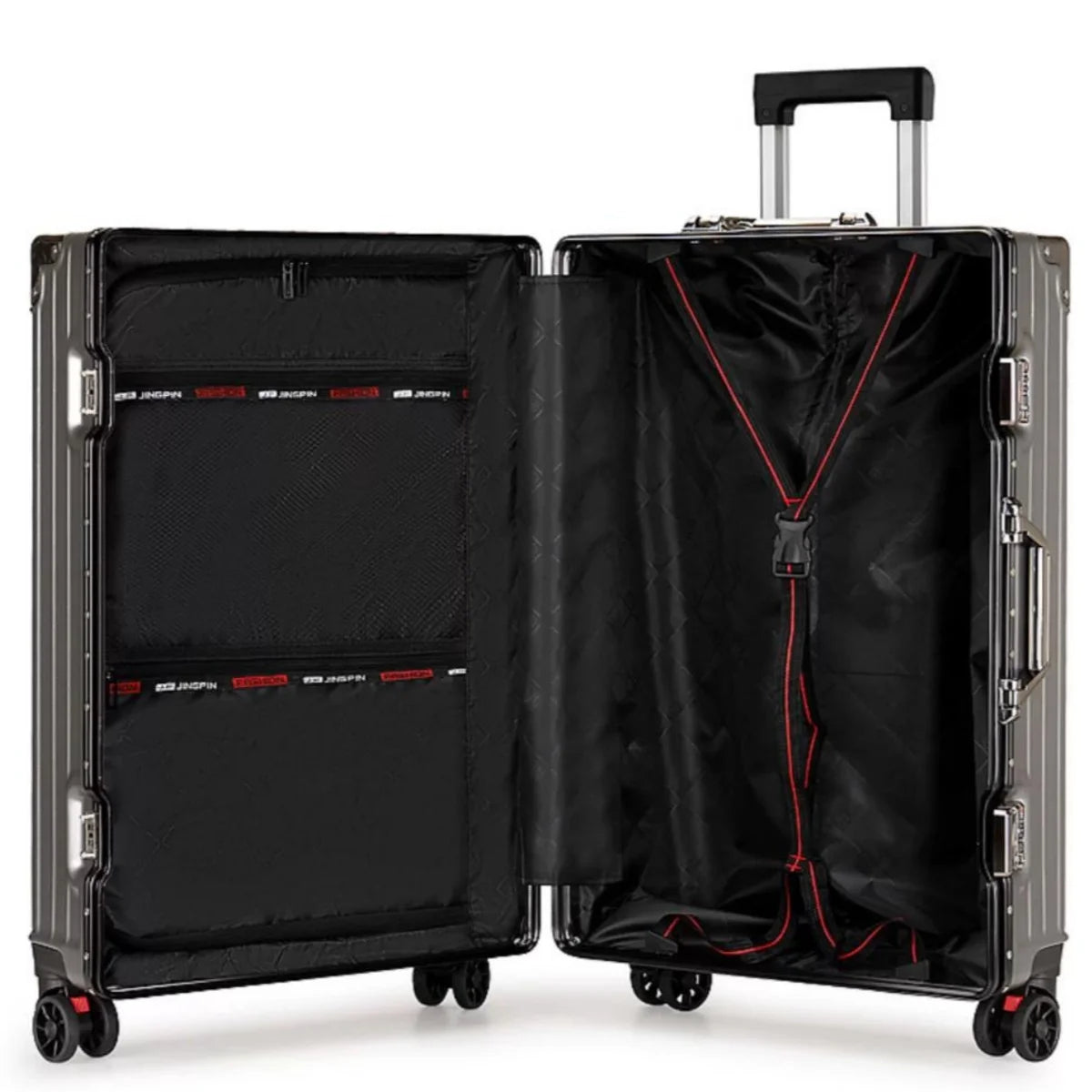New Trolley Case, Boarding Case, Suitcase, 20inch, 22inch, 24inch, 26inch, Universal Wheels, Password Lock, Aluminum Frame Suitcase