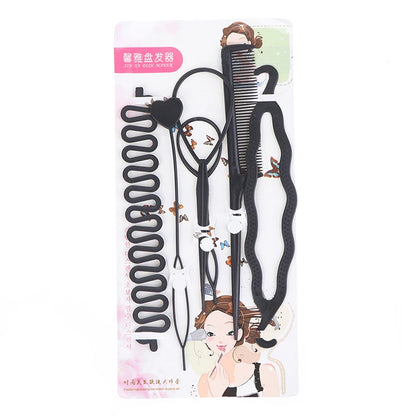Magic Hair Styling Tools Set DIY Braiding Braider Accessories Hairpin Twist Bun Barrettes Clips For Women Hairdressing