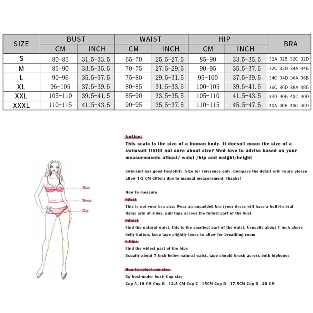 2Pcs Deep V Swimsuit With Mini Skirt Sexy Women Bikini Set Solid Swimwear Push Up Biquini Female Bathing Suit Slimming Beachwear