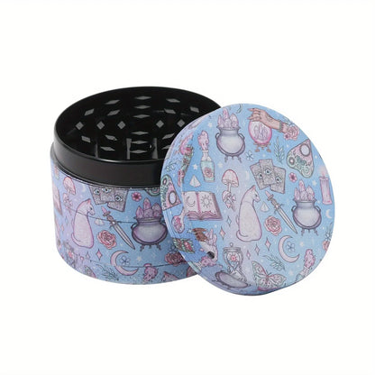 3 Pieces Love Heart Metal Herb Grinder and Rolling Tray Ashtray Combo