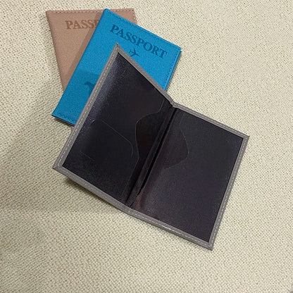 Custom Name on Passport Holder Travel Wallet Pu Cover for Passport Passeport Personnalisé (confirm name first then make order) )