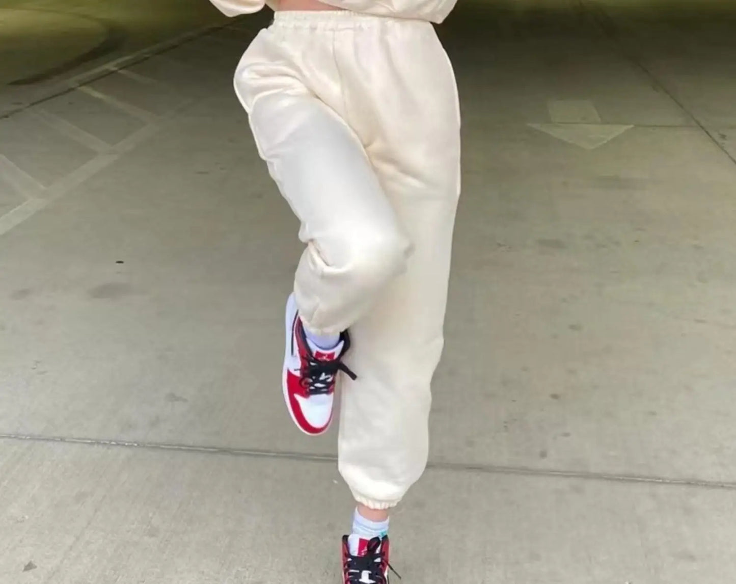 Casual New Fashion Hoodies Suit Women Winter Spring Solid Tracksuit Two Pieces Set Sports Pullover Sweatpants Sweatshirt Mujer