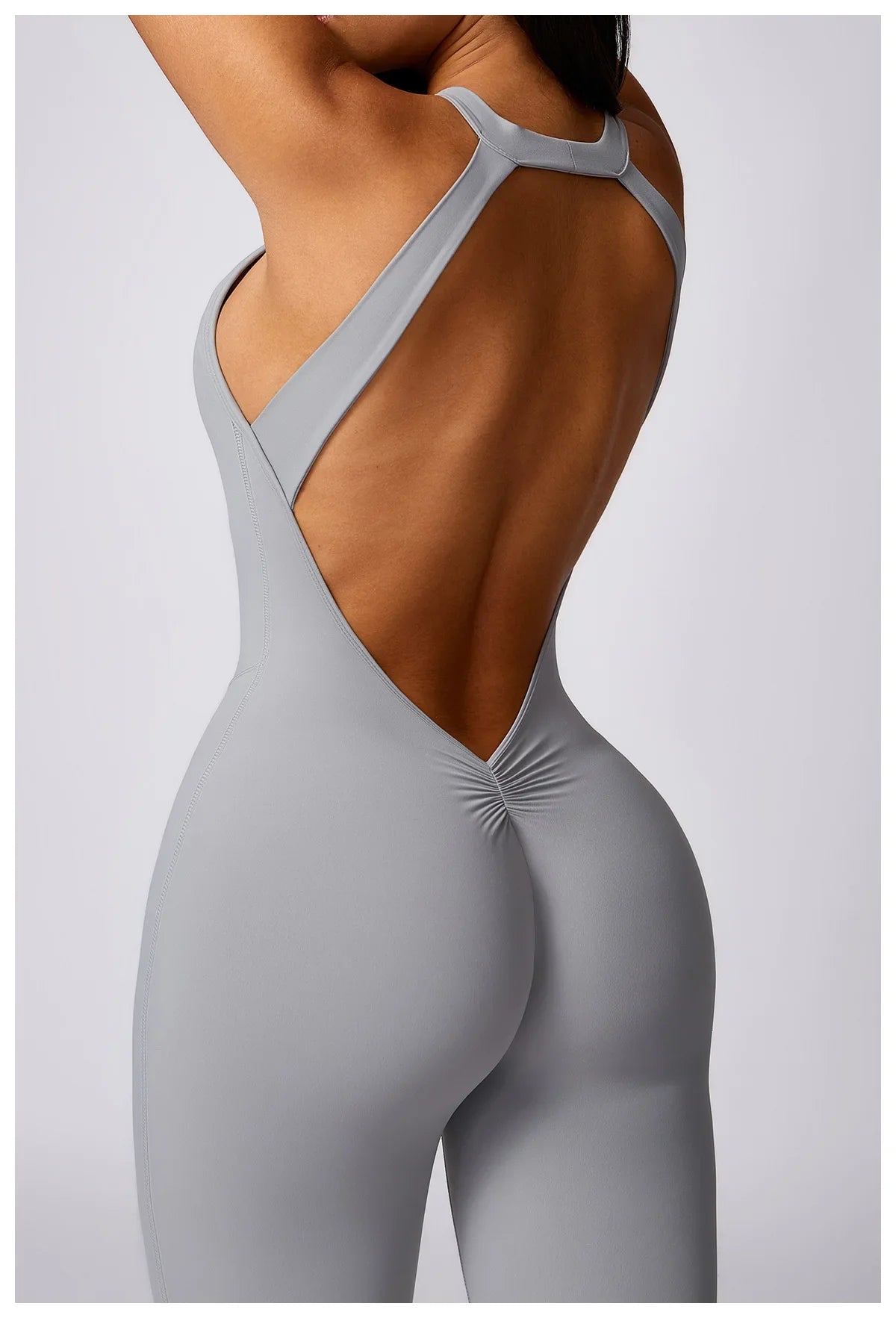 Custom LOGO High Quality Outdoor Jumpsuit Activewear tracksuit women‘s one-piece yoga clothes running tight fitting sportswear