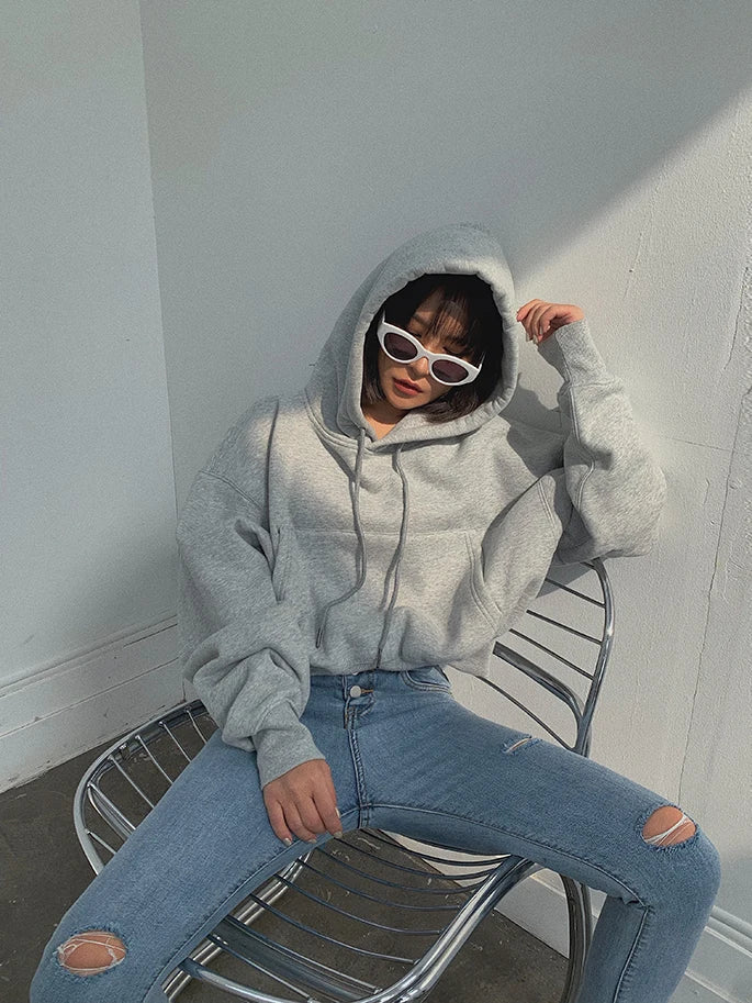 Casual New Fashion Hoodies Suit Women Winter Spring Solid Tracksuit Two Pieces Set Sports Pullover Sweatpants Sweatshirt Mujer