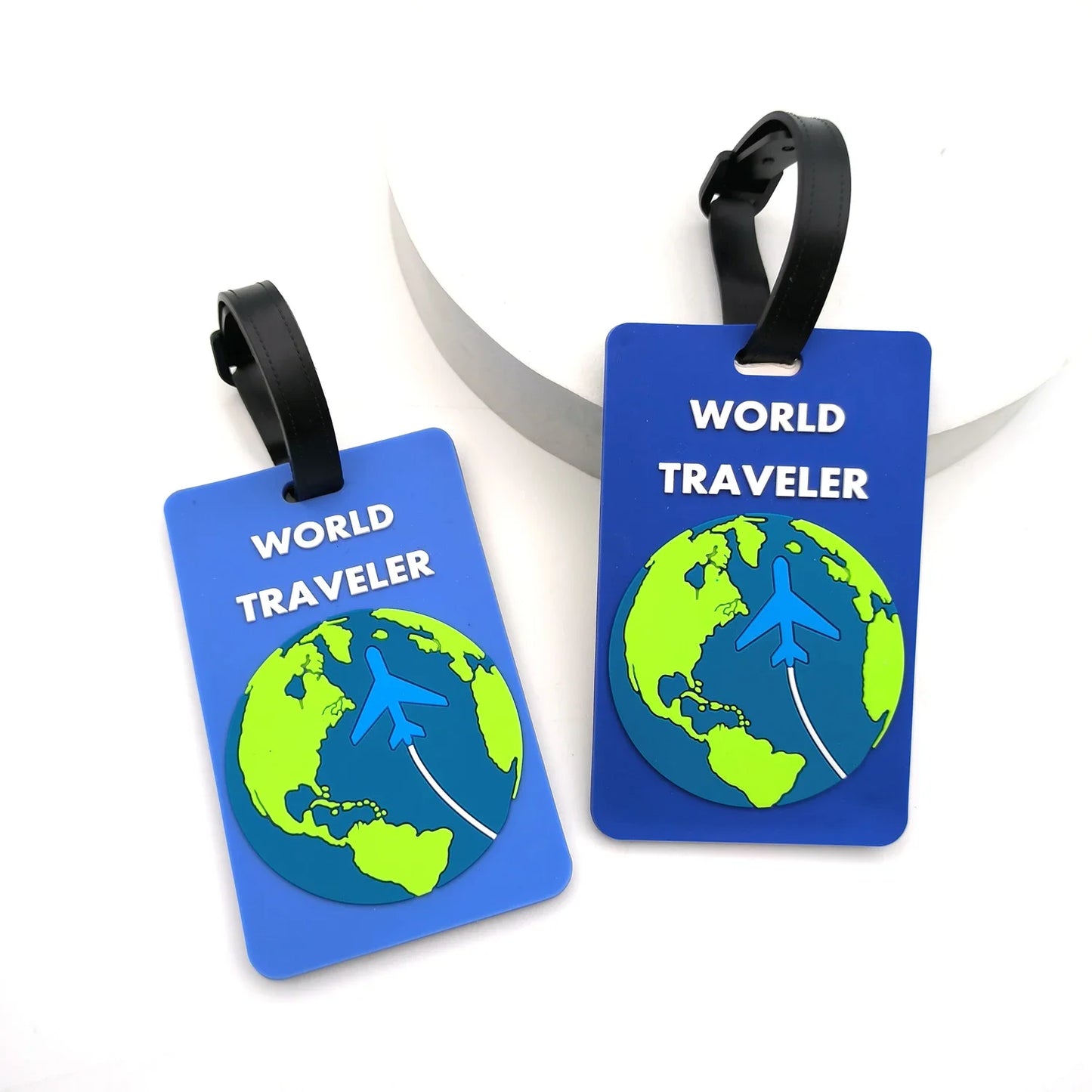 1PCS Travel Accessories Luggage Tag Creative  Suitcase Fashion Style Silicon Portable Travel Holder