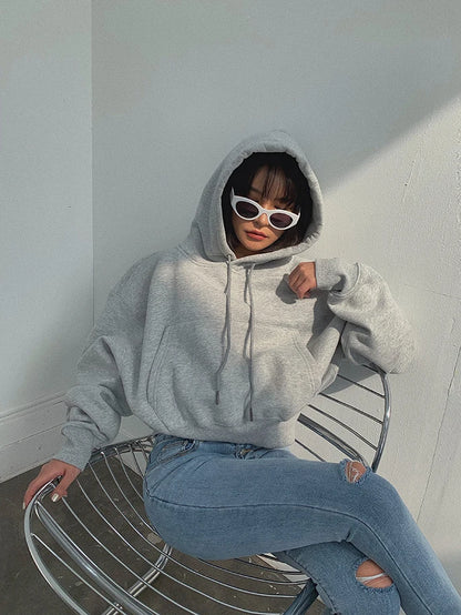 Casual New Fashion Hoodies Suit Women Winter Spring Solid Tracksuit Two Pieces Set Sports Pullover Sweatpants Sweatshirt Mujer